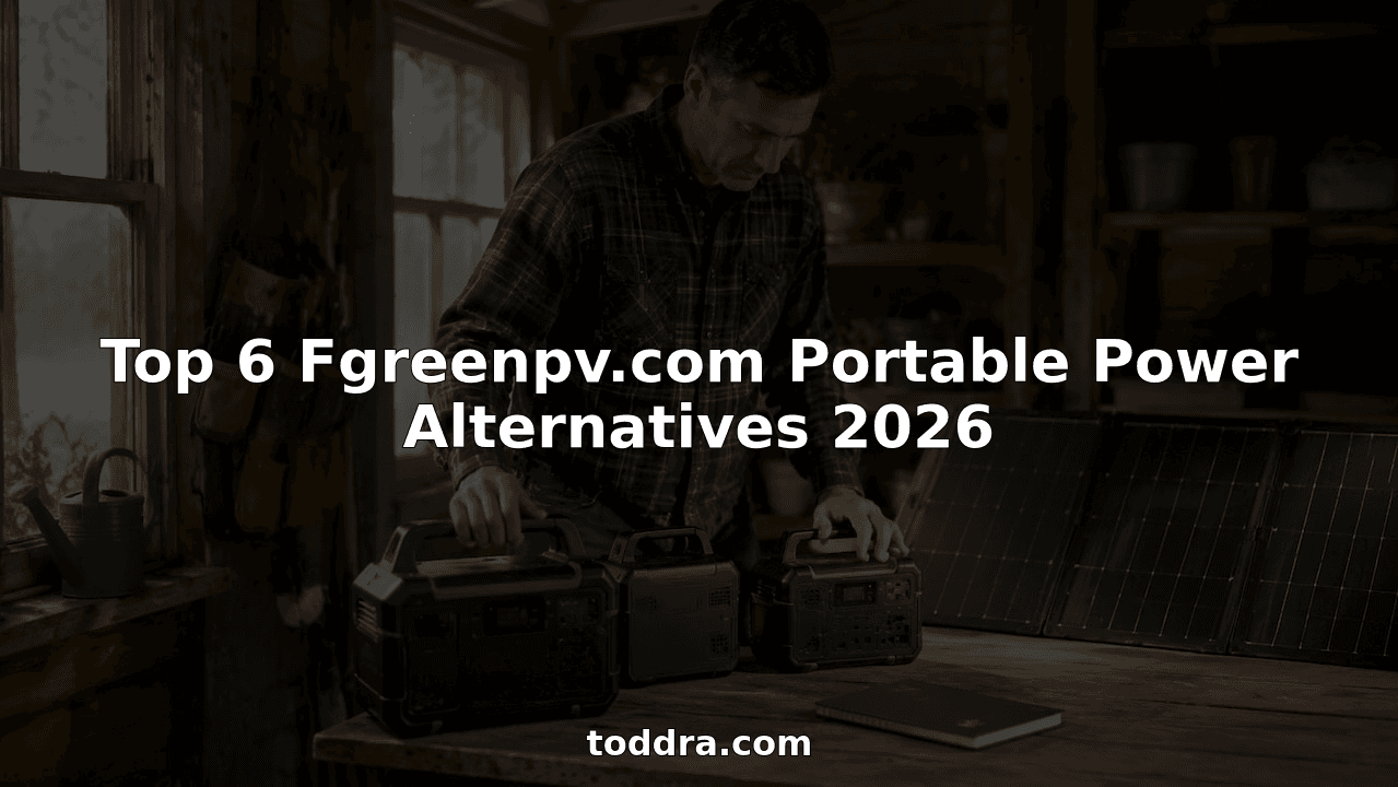 Top 6 Fgreenpv.com Portable Power Alternatives 2026