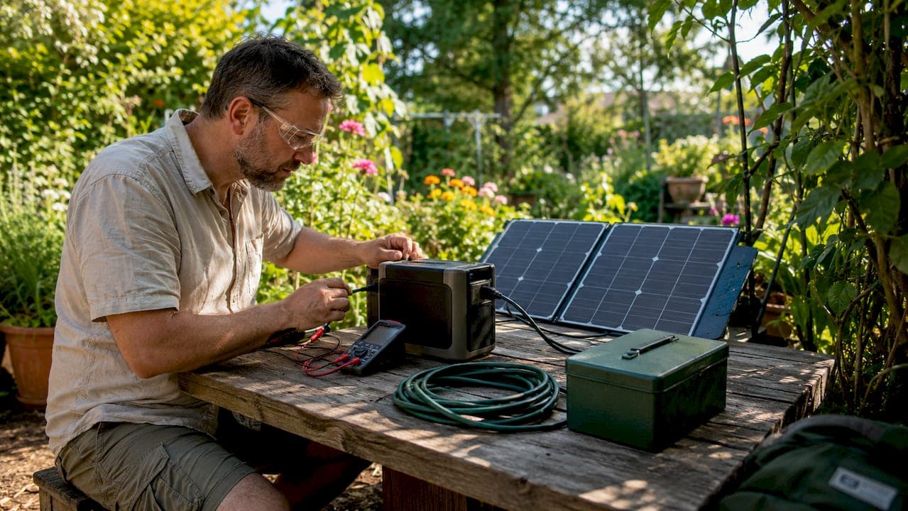 How to Connect Solar Panels to a Power Station Safely