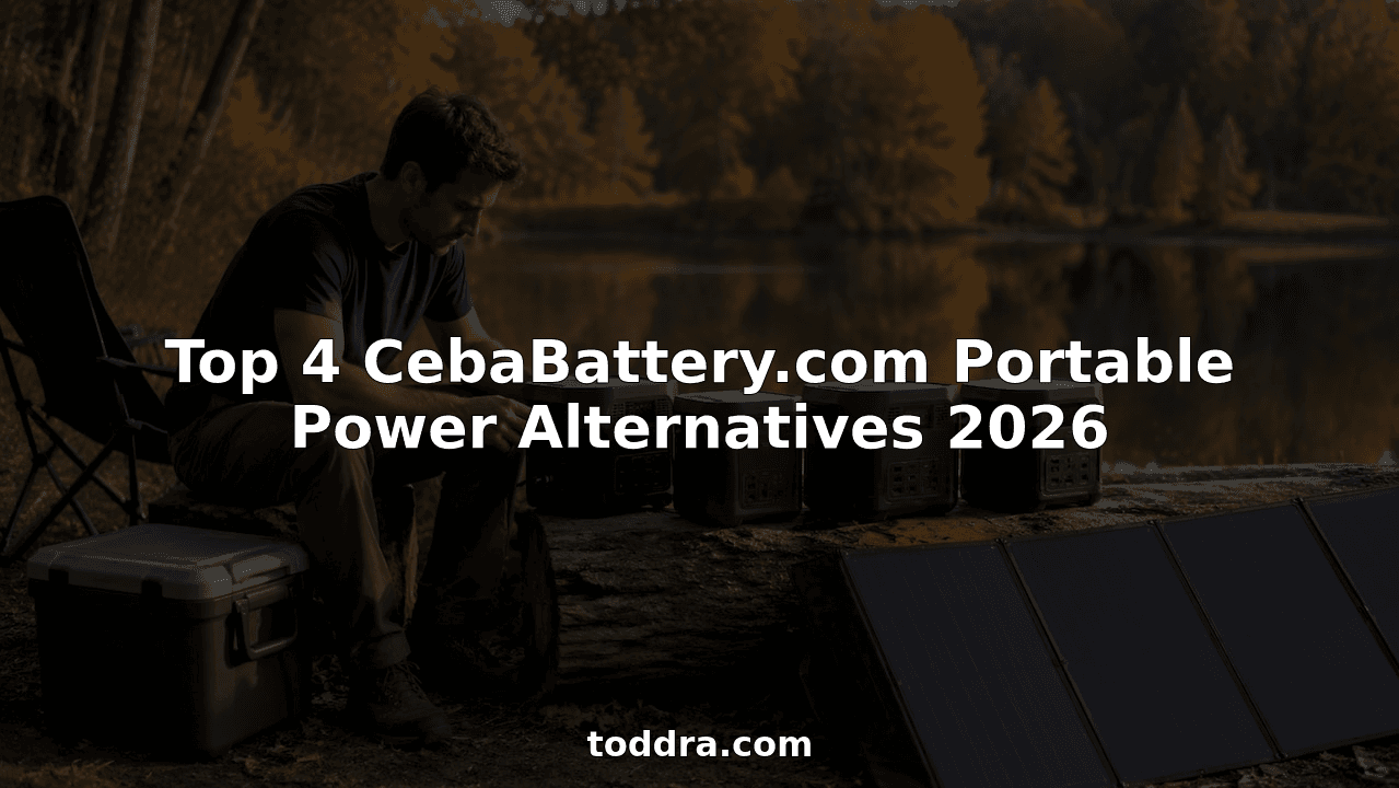 Top 4 CebaBattery.com Portable Power Alternatives 2026