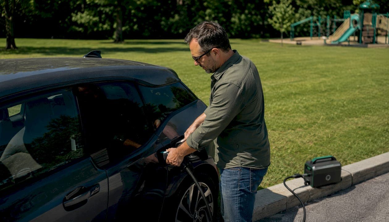 Vehicle Charging Power Station Types: Home, Camp & Emergency