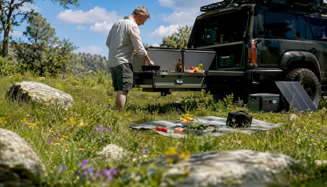 Portable Camp Kitchen for Overland and Car Camping