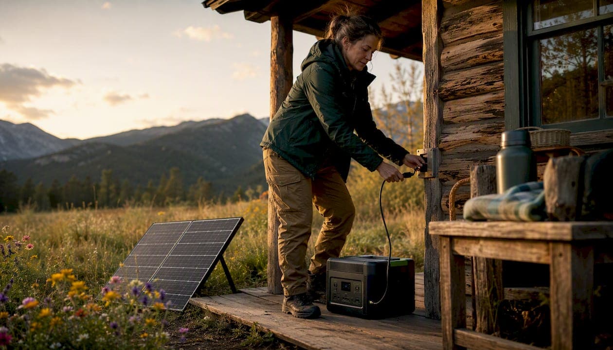 Power Your Remote Cabin With a Solar Generator